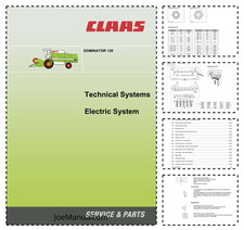 Claas Dominator 130 Technical Systems System elektryczny Instrukcja serwisowa PDF na sprzedaż  PL