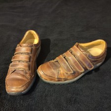Clarks brown leather for sale  KING'S LYNN