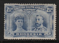 Rhodesia 1910 doppia usato  Spedire a Italy