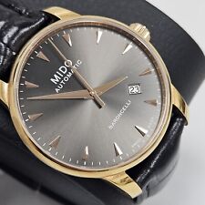 MIDO BARONCELLI RELÓGIO AUTOMÁTICO FABRICADO NA SUÍÇA M8600.3.13.4 MOSTRADOR PRETO 38MM COM CAIXA comprar usado  Enviando para Brazil