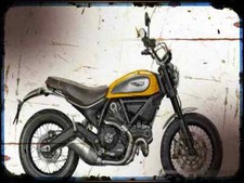 Metal sign motorbike for sale  UK