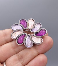 Broche vintage signé d'occasion  Saint-Chef