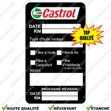 Autocollant entretien voiture d'occasion  Orange