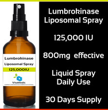 Usado, Lumbrokinase Lipossomal Spray 125.000UI 800mg 30 Dias de Fornecimento x 3 Frascos comprar usado  Enviando para Brazil