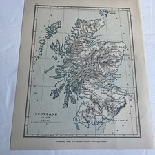 1914 map scotland for sale  LEICESTER