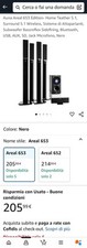 Amplificatore home theatre usato  Sant Angelo Romano