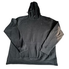 Champion black hoodie for sale  MANCHESTER