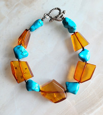 Vintage armband bernstein gebraucht kaufen  Münster