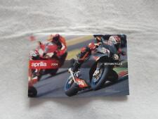 Folheto de vendas de motocicletas APRILIA RANGE 2004 RSVR, TUONO R, FALCO++ comprar usado  Enviando para Brazil