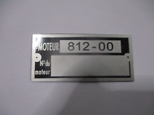 Typenschild renault motor gebraucht kaufen  Deutschland