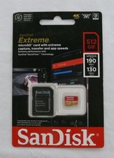 Cartão de memória micro SD SanDisk Extreme 512 GB, usado comprar usado Cartão de memória micro SD SanDisk Extreme 512 GB, usado comprar usado  Enviando para Brazil