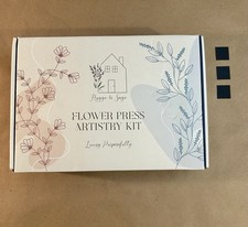 Kit de arte Hygge & Sage extra grande prensa de flores de madeira com diário da natureza... comprar usado  Enviando para Brazil