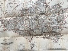 Vintage dorset map for sale  SOUTHAMPTON