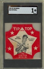1952 TIP TOP BREAD Dale Mitchell Cleveland Indians SGC 1 comprar usado  Enviando para Brazil