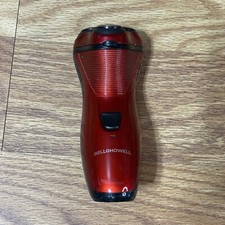 Afeitadora eléctrica Bell & Howell BH1229 roja para hombre con tecnología de afeitado giratorio triple segunda mano  Embacar hacia Mexico