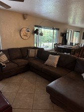 Brown sectional sofa for sale  Redding
