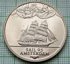 Holanda 1995 Vela Amsterdam 2 Ecu Token, Vela Navio Sagres, Não Circulada comprar usado  Enviando para Brazil