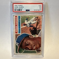 hank aaron baseball card for sale  Happy Valley