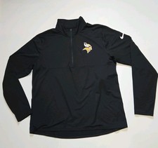 Pulôver Nike Dri-Fit Minnesota Vikings preto quarto de zíper tamanho XL masculino SKOL EUC, usado comprar usado  Enviando para Brazil