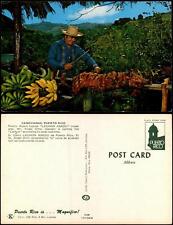 Puerto Rico General Cosecha de Plátano Tipos Típicos "LECHÓN ASADO" 1972 segunda mano  Embacar hacia Argentina