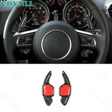 Interruptor de pás de câmbio de volante de fibra de carbono seco para Audi Q3 RS Q3 2013-2018 comprar usado  Enviando para Brazil