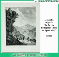 Litografia antica originale usato Litografia antica originale usato  Pinerolo