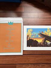 Lithographie disney roi d'occasion  Lassigny