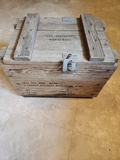 Caixa militar de madeira vintage 2 cargas conjunto demolição M183 antiga comprar usado  Enviando para Brazil