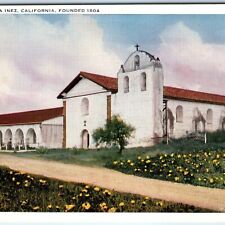 Usado, c1910s Solvang CA Mission Santa Ines PC Ordem Franciscana Espanhola Inez Ynez A324 comprar usado  Enviando para Brazil