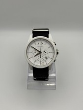 Relógio de pulso Armani Exchange AX1325 estojo branco SS 1 peça pulseira resistente à água comprar usado  Enviando para Brazil