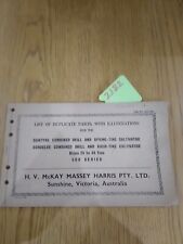 Mckay massey harris for sale  WHITCHURCH
