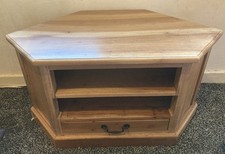 Mesa de madera para TV hecha a mano. Glasgow/Paisley/Renfrew entrega disponible segunda mano  Embacar hacia Mexico