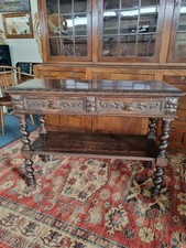 Victorian ebonised carved for sale  LINCOLN