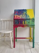 Rainbow painted bureau for sale  DORCHESTER