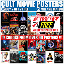 Cult movie posters for sale  BLACKPOOL