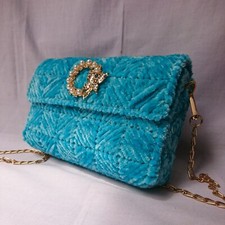 linda bolsa tiracolo para mulher feita à mão bolsa de tecelagem tipo bolsa de ombro, usado comprar usado  Enviando para Brazil