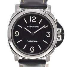 Relógio masculino PANERAI Luminor base logotipo PAM00002 mostrador preto corda manual R#138525 comprar usado  Enviando para Brazil