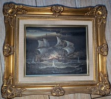 Oil painting sea for sale  CANNOCK