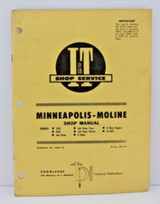 Minneapolis moline shop for sale  Moravia