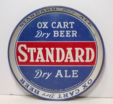 Carrinho de boi padrão cerveja seca Ale Rochester NY 12" bandeja de cerveja de metal azul SH-C10 comprar usado  Enviando para Brazil