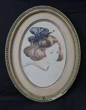 EC. Quadro oval francês 1917 retrato de menina assinatura maternidade infantil, usado comprar usado EC. Quadro oval francês 1917 retrato de menina assinatura maternidade infantil, usado comprar usado  Enviando para Brazil