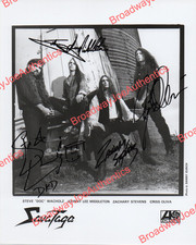 FOTO SAVATAGE assinada 8x10 COMPLETA x4 AUTÓGRAFO automático ACOA com Criss Oliva RARO, usado comprar usado  Enviando para Brazil