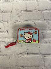 Cartera Sanrio Hello Kitty 2007 con cremallera con mariposas y manzanas segunda mano  Embacar hacia Argentina