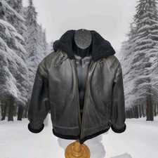 men bomber jackets shearling for sale  Chanhassen
