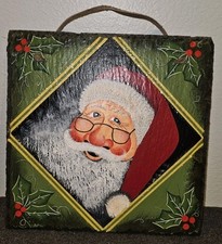 Hand painted santa for sale  West Des Moines
