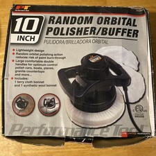 Ferramenta de desempenho W50054 tampão/polidor orbital aleatório, preto, 10 polegadas comprar usado  Enviando para Brazil