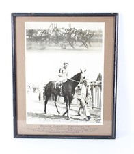 C.C. Foto de cozinheiro "Black Look" R. Workman Belmont Park 18 de maio de 1937, usado comprar usado  Enviando para Brazil