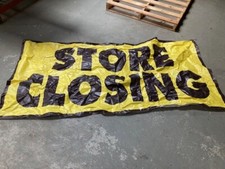 Large closing banner for sale  Theodore