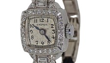 Vintage - Platina (950) e Diamante Natural - Relógio Feminino Croton comprar usado  Enviando para Brazil
