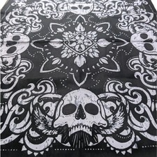 Skull wings bandana for sale  Norwich